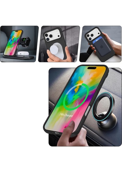 Apple Iphone 17 Pro Regal Magsafe Standlı Kapak - Açık Pembe