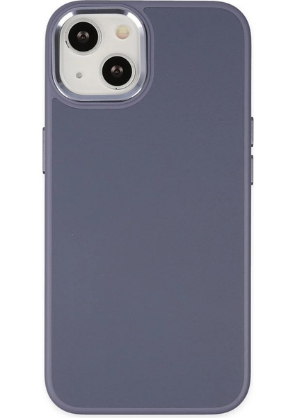 Iphone 14 Plus Kılıf Asya Deri Silikon - Mor