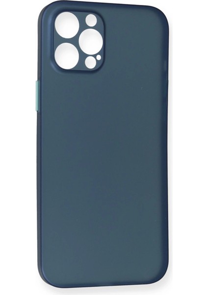 Iphone 12 Pro Max Kılıf Pp Ultra Ince Kapak - Mavi modelleri