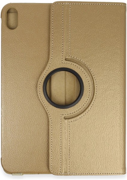 Ipad 2022 10.9 (10.nesil) Kılıf 360 Tablet Deri Kılıf - Gold