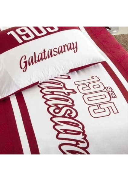 Taç Lisanslı Tek Kişilik Nevresim Takımı Galatasaray 1905 Glow fırsatları