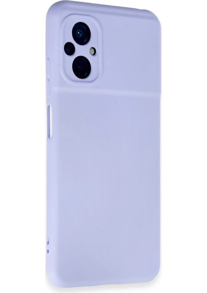 Xiaomi Poco M5 Kılıf Nano Içi Kadife Silikon - Lila fiyatları