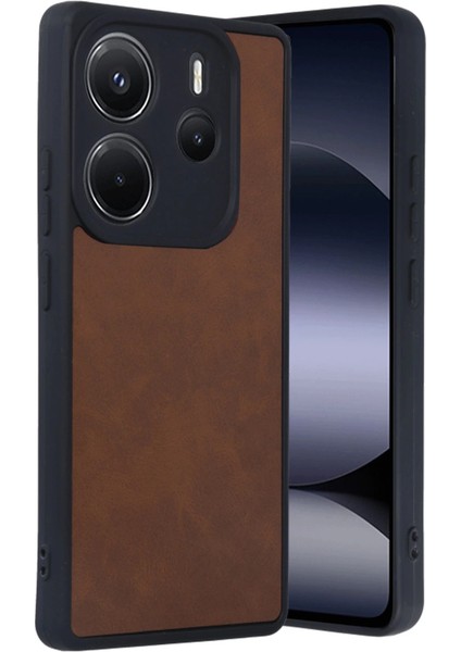 Xiaomi Redmi Note 14 4g Kılıf Aras Deri Kapak - Taba