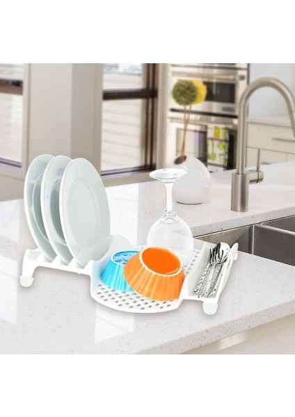 Multi Bulaşıklık Tabaklık Kurutmalık + Esnek Musluk Lavabo Matı - 2li Set E0P4Y0 fiyatları