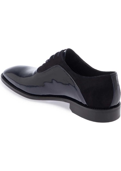 Lacivert Hakiki Rugan Deri Erkek Klasik Ayakkabı - E24I1AY56920-C16