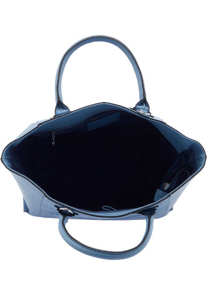Mavi Hakiki Deri Kadın El Çantası - S24Y1BC80283-C43