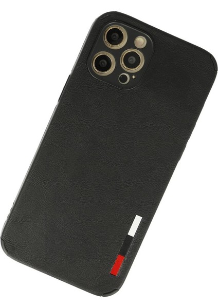 Iphone 12 Pro Max Kılıf Loop Deri Silikon - Siyah modelleri