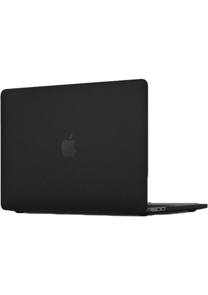 Macbook Pro 16.2 2021 Macbook Buzlu Kapak - Siyah