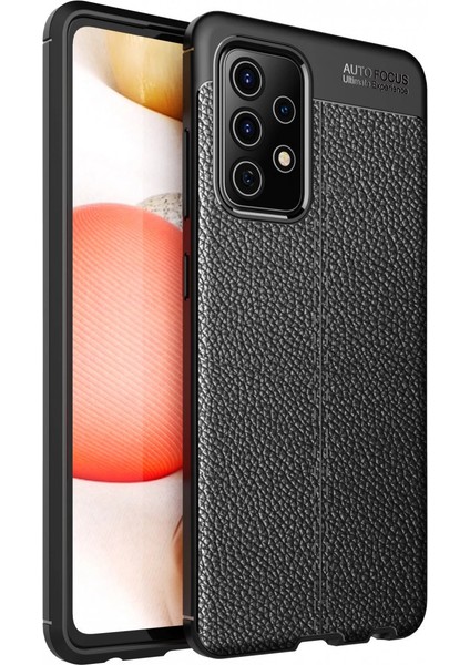 Samsung Galaxy A52 Kılıf Auto Focus Kapak - Siyah