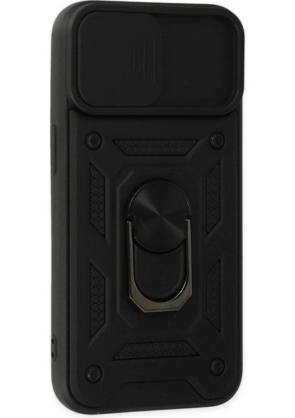 Iphone 14 Kılıf Pars Lens Yüzüklü Silikon - Siyah fiyatları