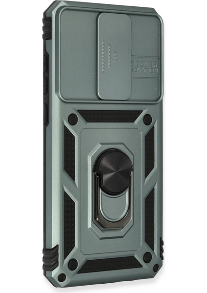 Xiaomi Redmi Note 8 Pro Kılıf Pars Lens Yüzüklü Silikon - Yeşil fiyatları