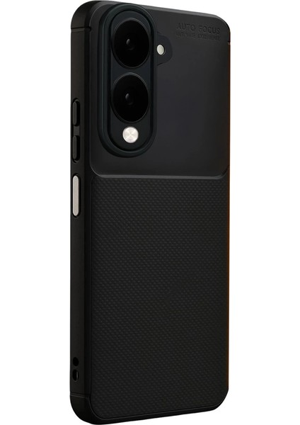 Vivo Y29S Auto Focus Karbon Kapak - Siyah modelleri