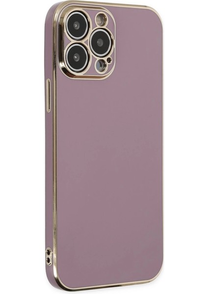 Iphone 14 Pro Max Kılıf Volet Silikon - Mor