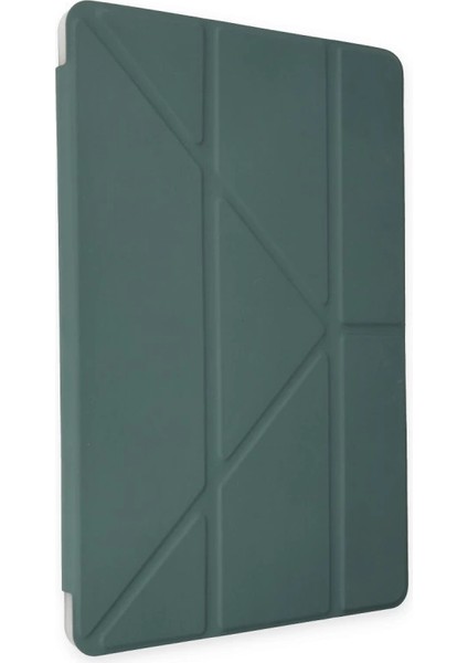 Ipad Pro 12.9 (2021) Kılıf Kalemlikli Mars Tablet Kılıfı - Koyu Yeşil fırsatları