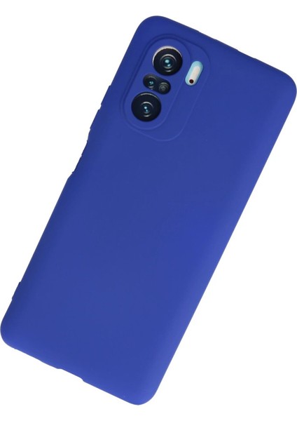 Xiaomi Poco F3 Kılıf First Silikon - Lacivert modelleri