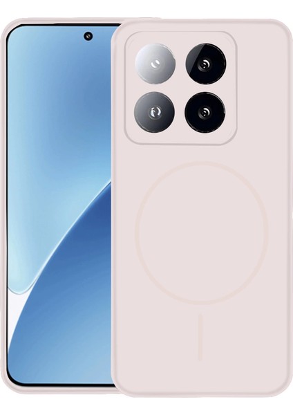 Joko Xiaomi Mi 14T Pro Kılıf Jully Magsafe Kapak - Pudra
