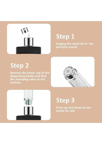 Aputue Parfüm Şişeleri, 5ml Taşınabilir Parfüm Atomizer, Sızdırmaz Mini Yeniden Doldurulabilir Parfüm Şişesi, Seyahat ve Dışarı Çıkma Için Spreyli Boş Parfüm Şişesi (Pembe) modelleri