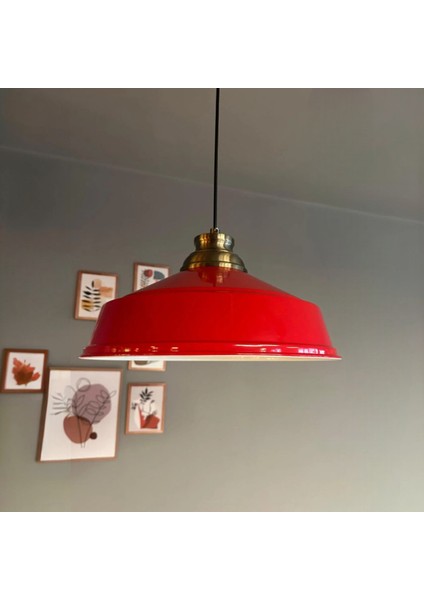 Asaletli Kırmızı Tekli Avize Eskitme Kum Saati Başlık Retro Sarkıt Lamba Restoran Salon Aydınlatma modelleri