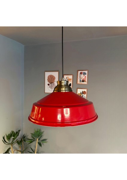 Asaletli Kırmızı Tekli Avize Eskitme Kum Saati Başlık Retro Sarkıt Lamba Restoran Salon Aydınlatma fırsatları