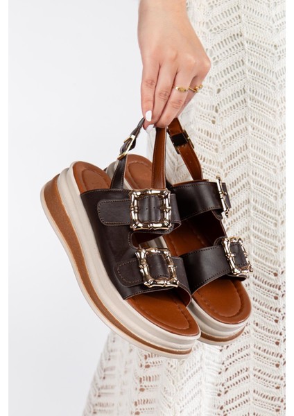 Günlük Kadın Sandalet Çift Tokalı Yumuşak Rahat Ortopedik modelleri