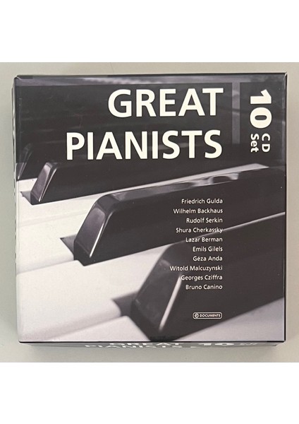 Great Pianists 10 Cd'lik Set (Orijnal 2006 Dönem Baskı Cd)