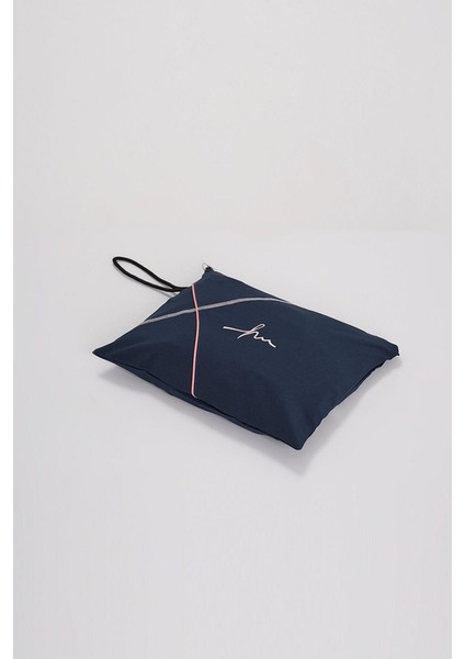 HSM-4057 Nefin Biye Detaylı Dokuma Tesettür Mayo Takımı