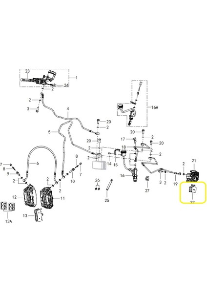 ADV125 Arka Fren Balatası Orijinal fiyatları