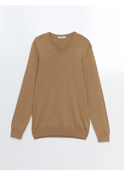 Yeni Sezon V Yaka Uzun Kollu Erkek Triko Kazak indirimleri