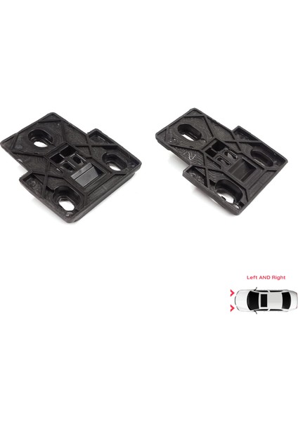 Porsche Cayenne Mk2 92A 958 2010-2014 Makyajsız Kasa Için Sağ Sol Ön Far Alt Kilitleme Braket Seti modelleri