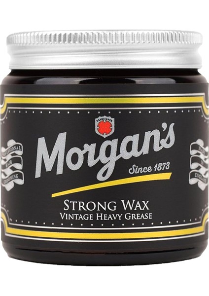 Morgan's Strong Wax Vintage Heavy Grease - Zor Saçlara Özel Güçlü Tutuşlu Wax 120 ml
