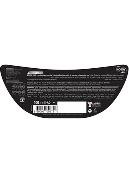 Hobby S ve P Hair Gel Sert 400ML