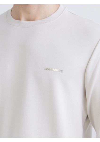 Yeni Sezon Bisiklet Yaka Uzun Kollu Erkek Sweatshirt modelleri