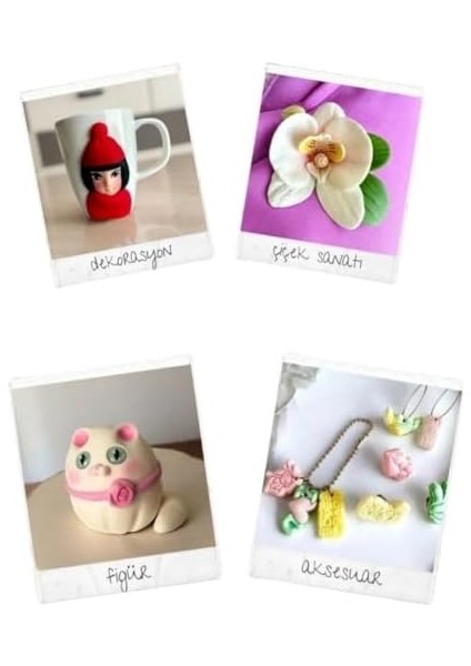 Karınca Hava Kuruyan Modelleme Hamuru, 12 Renk x 25GR, El Sanatları ve Hobi Malzemesi modelleri