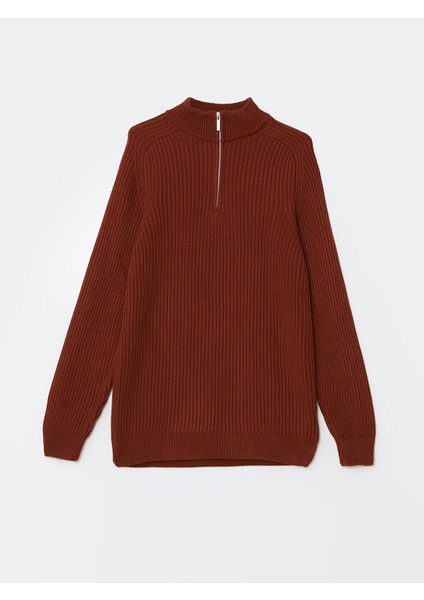 Yeni Sezon Dik Yaka Uzun Kollu Erkek Triko Kazak indirimleri