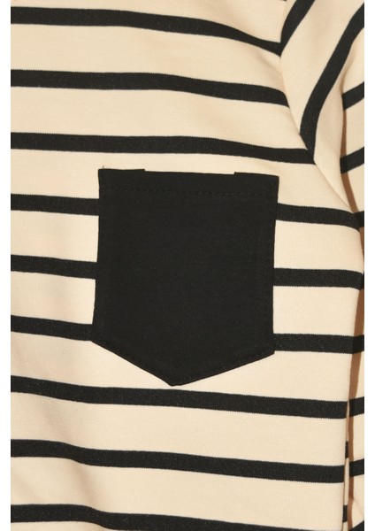 Erkek Çocuk Çizgili Supreme Kumaş Cep Detaylı Paça Ribanalı Takım - 1039698 fiyatları