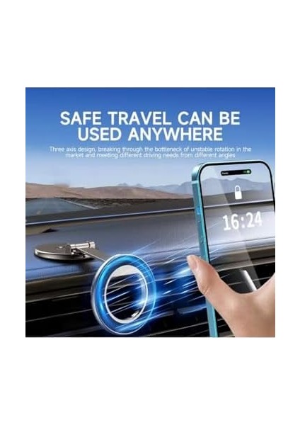 Katlanabilir 360° Dönebilen Ultra Süper Manyetik Mıknatıslı Araç Içi Telefon Tutucu fiyatları
