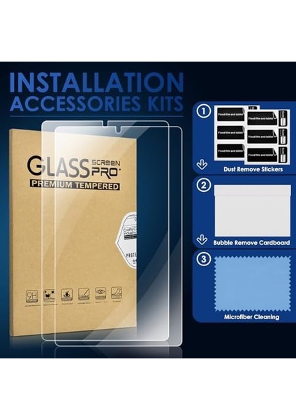 Katumo 2 Adet Tam Ekran Koruyucu Folyo Galaxy Tab A9 8,7 Inç 2023 Için Ekran Koruyucu 9h Sertlik Çizilmez Kabarcıksız Folyo Cam SM-X110/X115/X117 Için fiyatları