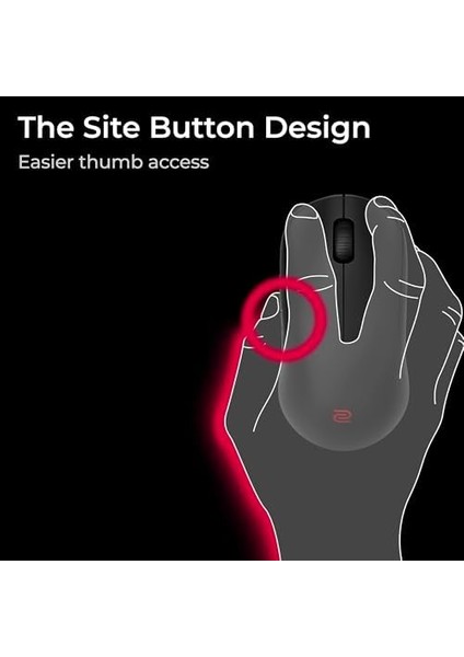 Zowıe U2-Dw Orta Boy 4K Simetrik Kablosuz E-Spor Oyuncu Mouse Gelişmiş Alıcı modelleri