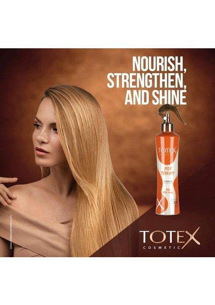 Totex Profesyonel Iki Fazlı Süt Terapisi | Sprey Saç Kreminde Bırakın | Kuru Hasarlı Saç Bakım Ürünleri Için Detangler | Şampuan Saç Kremi 400 ml / 14 Fl Oz fiyatları