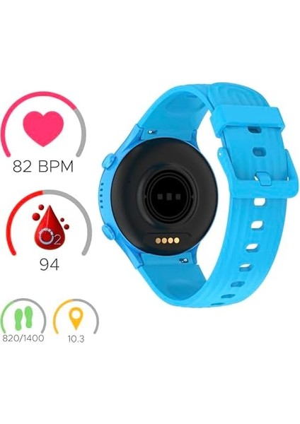 5s Çocuk Akıllı Saat - Görüntülü Arama, Gps, Sos, Sağlık Takibi, Güvenli Alan Mavi fiyatları