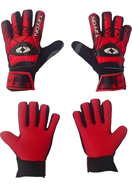 Kidz Yeni Model Kırmızı Çocuk Kaleci Eldiveni