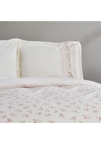 GLEN%100 Pamuk Çift Kişilik Nevresim Takımı Pembe modelleri