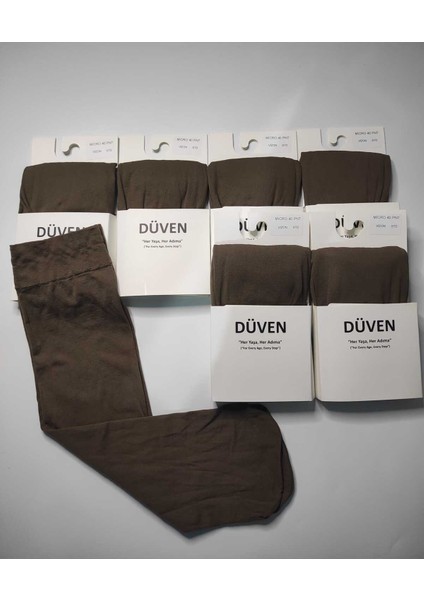 6 Çift Mat Dokulu 40 Den Orta Kalın Mus Vizon Dizaltı Pantolon Çorap modelleri