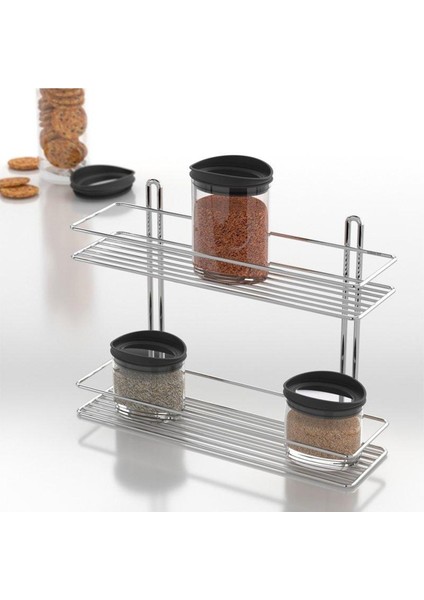 Banyo Köşe Rafı Paslanmaz 2 Katlı fiyatları