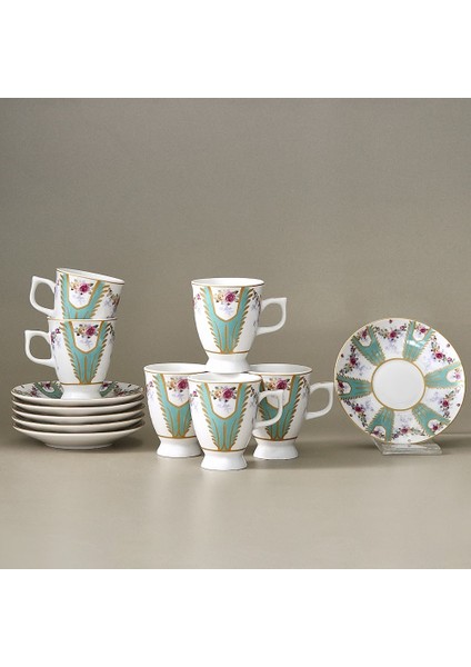 Dila 6 Kişilik Kahve Fincan Takımı 80 ml