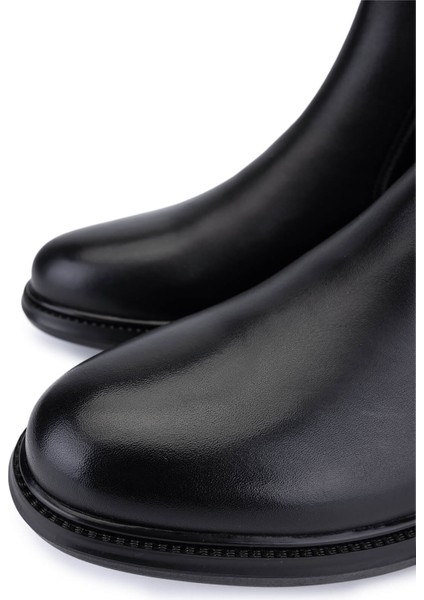 Erkek Hakiki Deri Siyah Klasik Bot 298 2572-2087 Erk Bot SK25-26 Sıyah Atlas modelleri