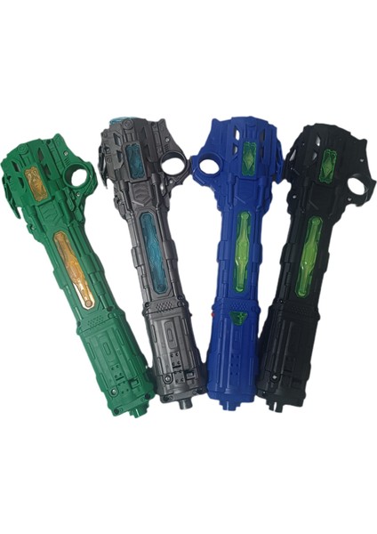 Pilli Işıklı Hareket Sensörlü Sesli Samuray Kılıcı Katlanır Oyuncak Işın Kılıç 60 cm