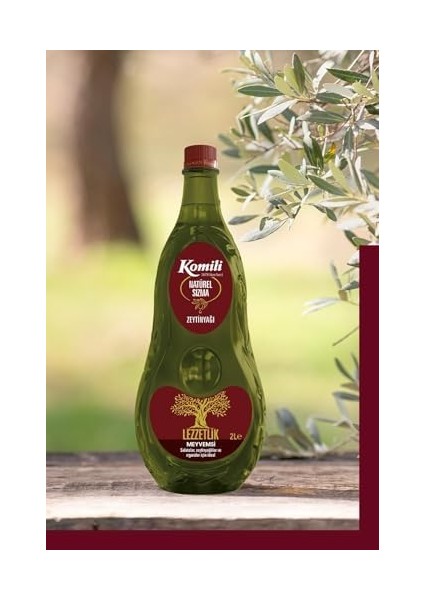 Komili Sızma Zeytinyağı, Natürel Sızma Zeytinyağı 2 Lt Pet Şişe