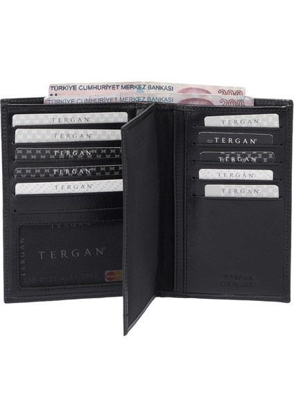 Siyah Hakiki Deri Erkek Cüzdan - S1CE00001219-U4M