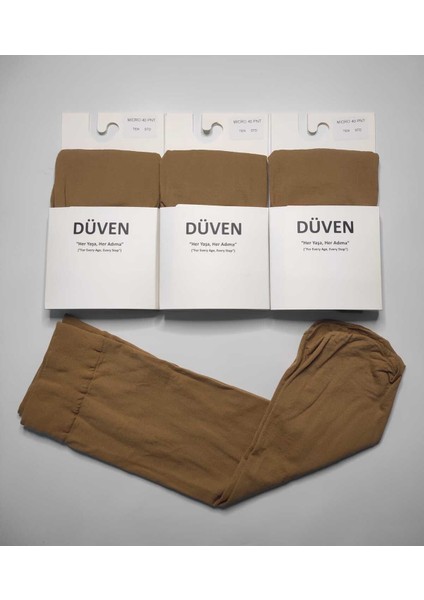 Mat Dokulu 40 Den Orta Kalın Mus Ten 3'lü Dizaltı Pantolon Çorap modelleri